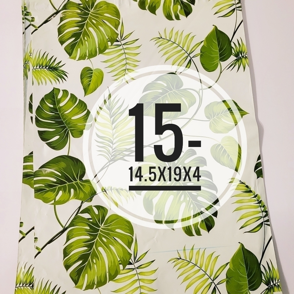 🍌 Banana Leaf 🍃 Poly Mailer Bundle ▪︎45 pack - Picture 4 of 11
